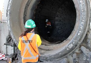 Confined Space Sentry monitoring workers